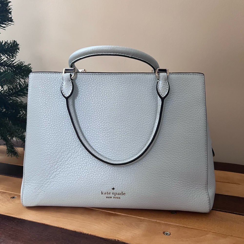 Kate Spade Leila Medium Triple Compartment Satchel Crossbody Bag